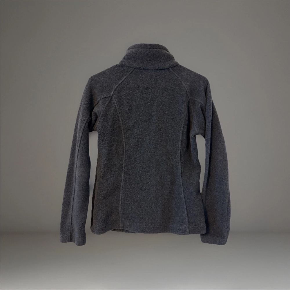 Columbia women’s small Dark Gray Fleece Jacket - Picture 3 of 3